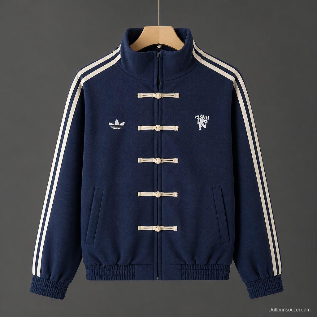 26/27 Manchester United  x Adidas New Year Limited Edition Navy Track Jacket