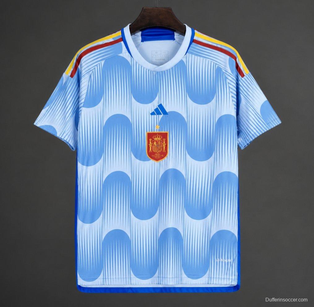 2022 Retro Spain World Cup Away Jersey