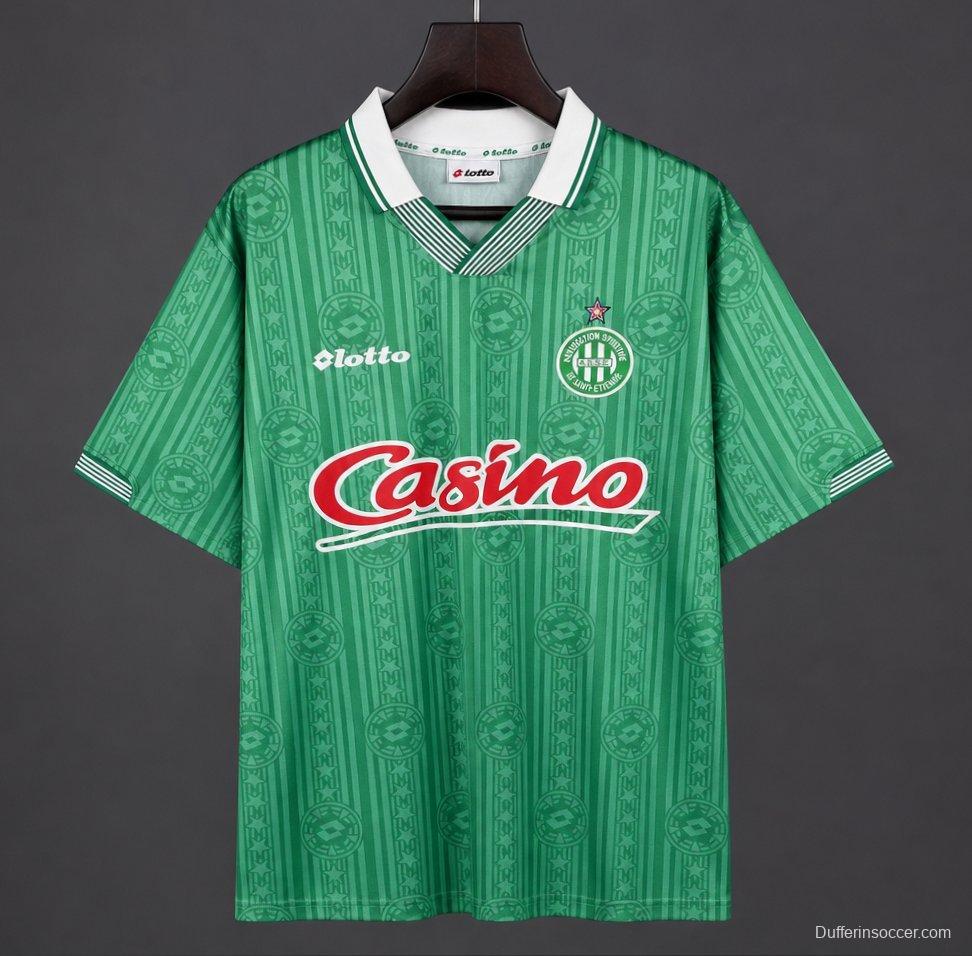 Retro 97-98 Saint-Etienne/ASSE Home Jersey