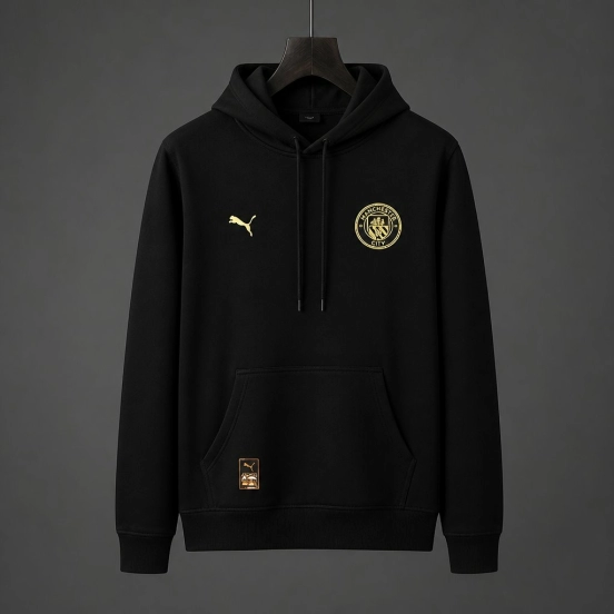 26/27 Manchester City FC Away Black Hoodie 9 Colors