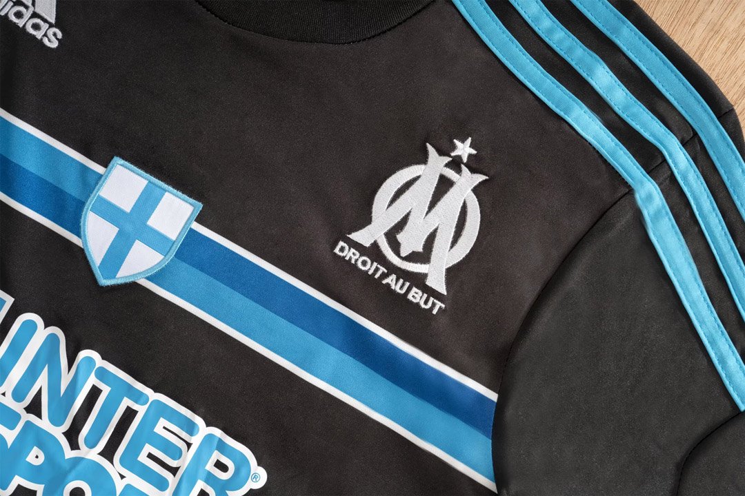 Retro 14/15 Olympique Marseille Third Black Jersey