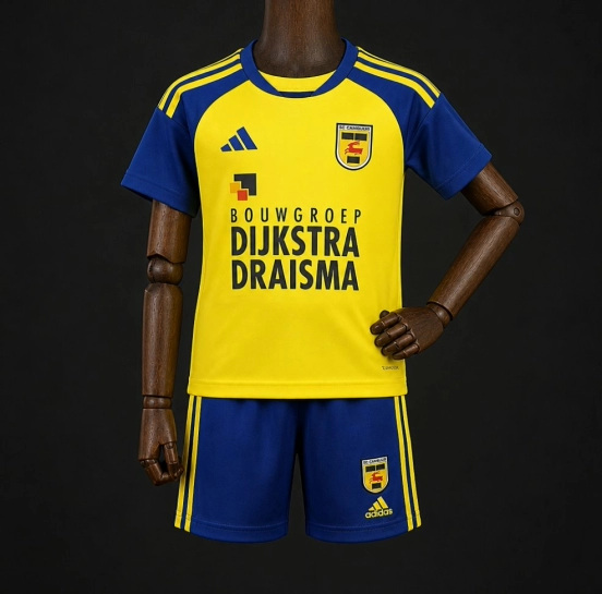 26/27 Kids Cambuur Home Yellow Jersey Kit