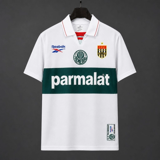 Retro 1997 Palmeiras White Jersey