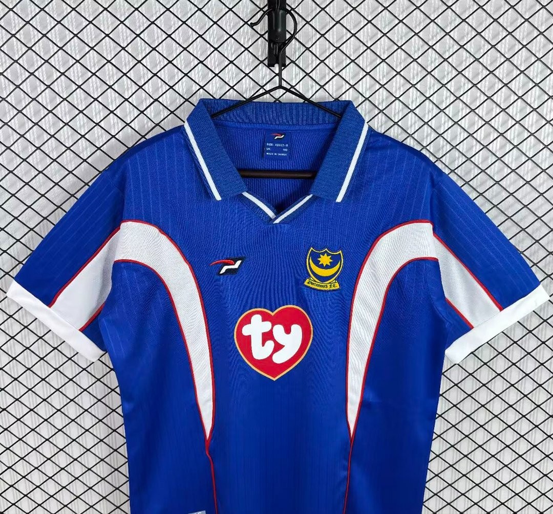 Retro 02/03 Portsmouth Home Blue Jersey
